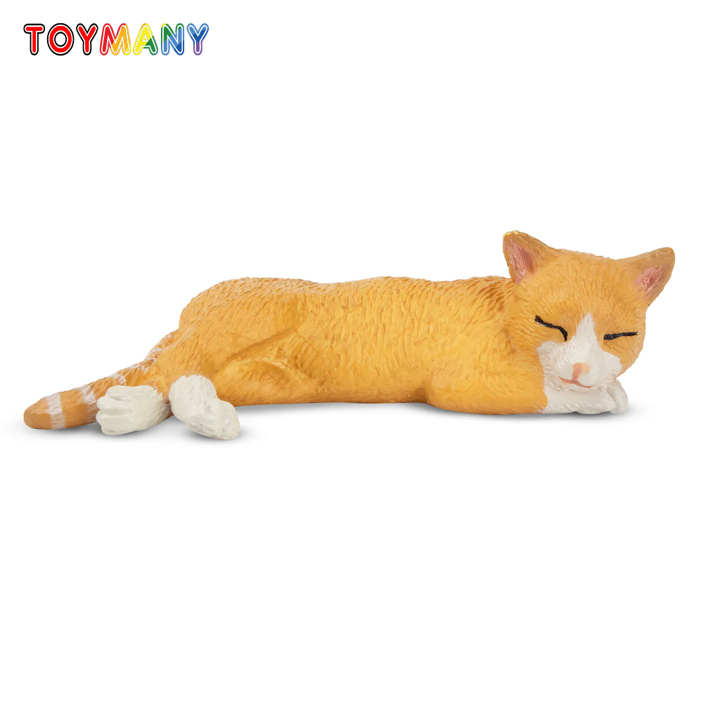 Kids Toys Variety - Toymany 시뮬레이션 거짓말 오렌지 고양이 고양이