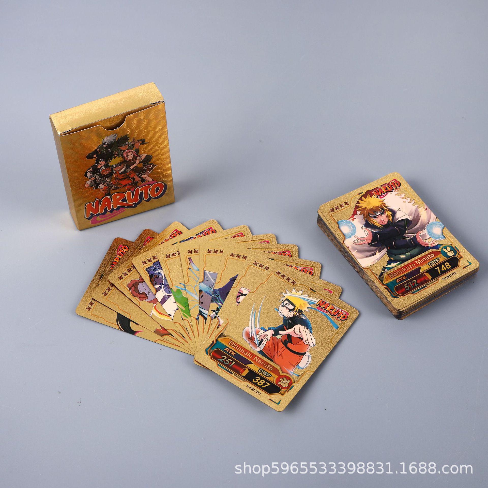 55개 나루토 카드 골드 영어판 시리즈 카카시 우치하  - Card Game Kids 리뷰 및 가격