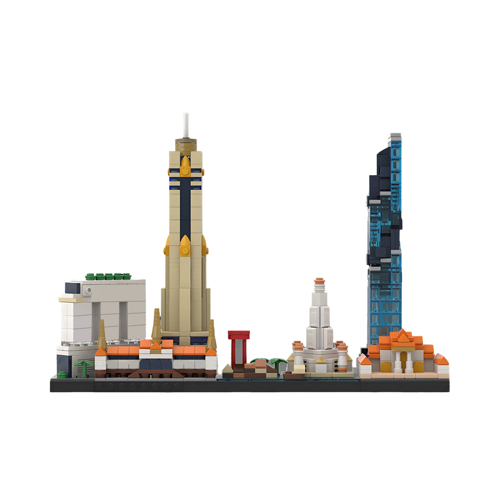 MOC 방콕 스카이라인 빌딩 블록 모델 방콕 스카이라인 - Kids Toys Bangkok 리뷰 및 가격