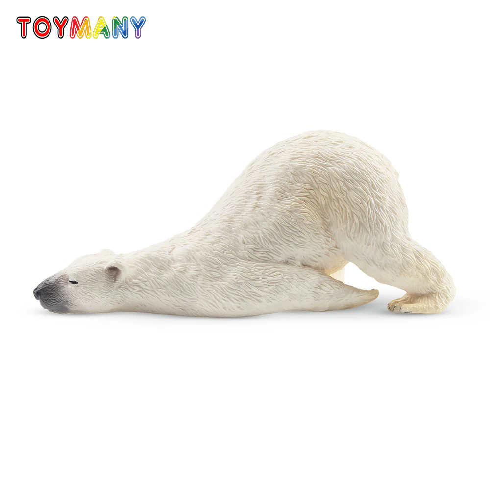 Toymany 시뮬레이션 거짓말 성인 북극곰 동물 모델 - Kids Toys Variety 리뷰 및 가격