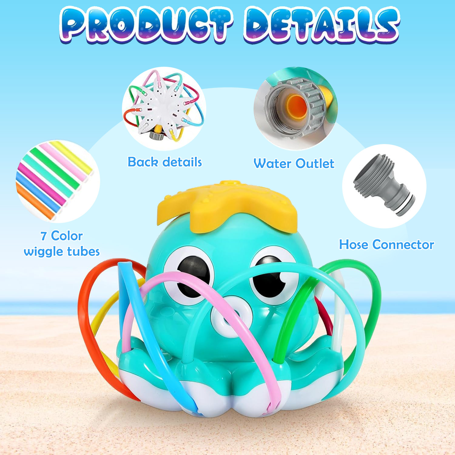 문어 스프링클러 물 분사 야외 장난감 뒷마당 정원 물놀 - Kids Yard Toys 리뷰 및 가격