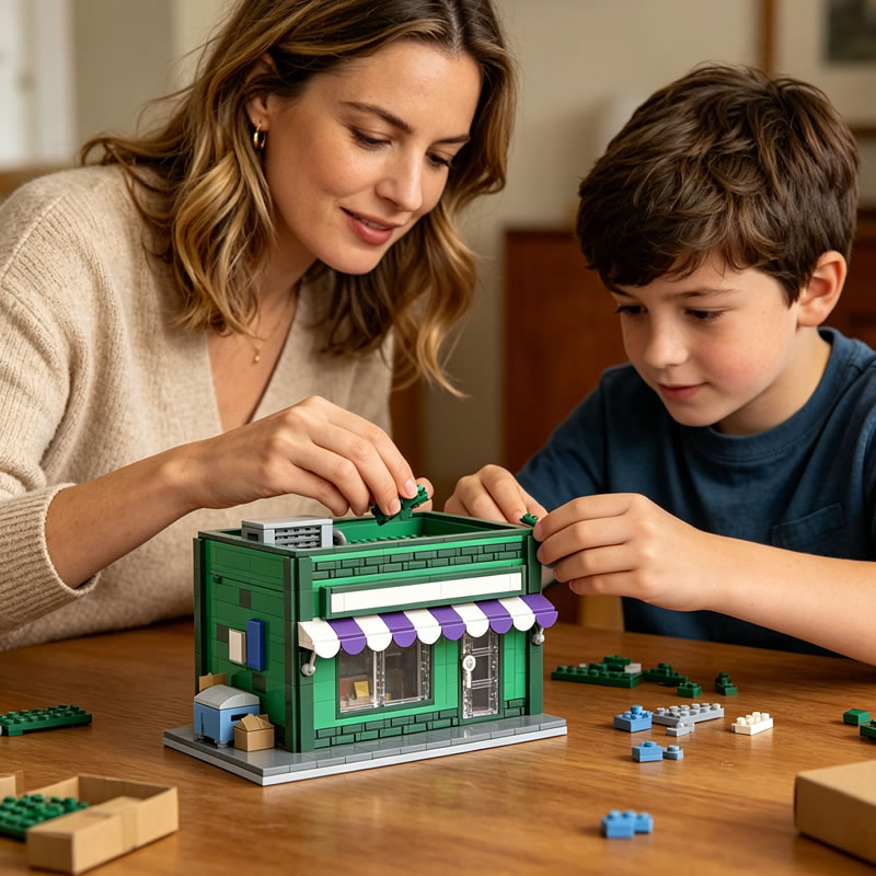 빌딩 블록 MOC 모듈형 미니 거리 상점 로봇 던전 야 - Kids Toys In Store 리뷰 및 가격
