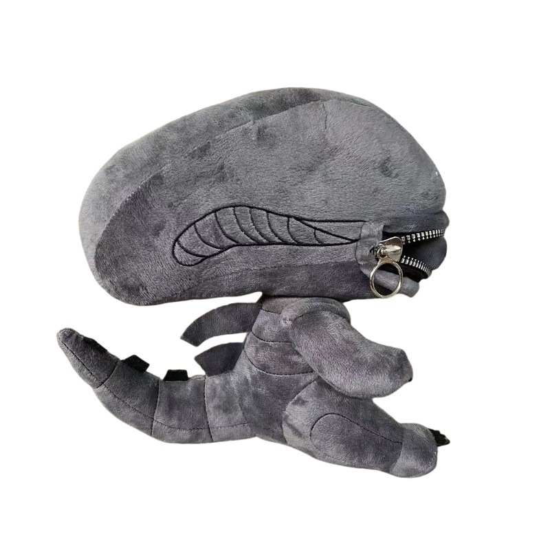 23CM 외계인 제노모프 모양의 지퍼 입 플러시 인형  - Xenomorph Kids Toys 리뷰 및 가격