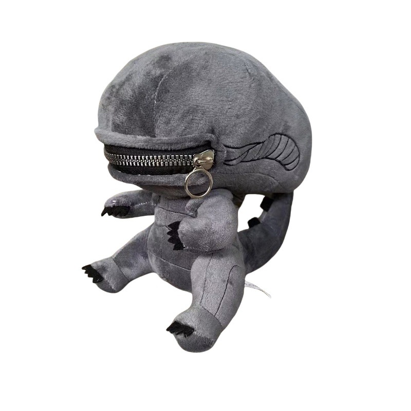 23CM 외계인 제노모프 모양의 지퍼 입 플러시 인형  - Xenomorph Kids Toys 리뷰 및 가격