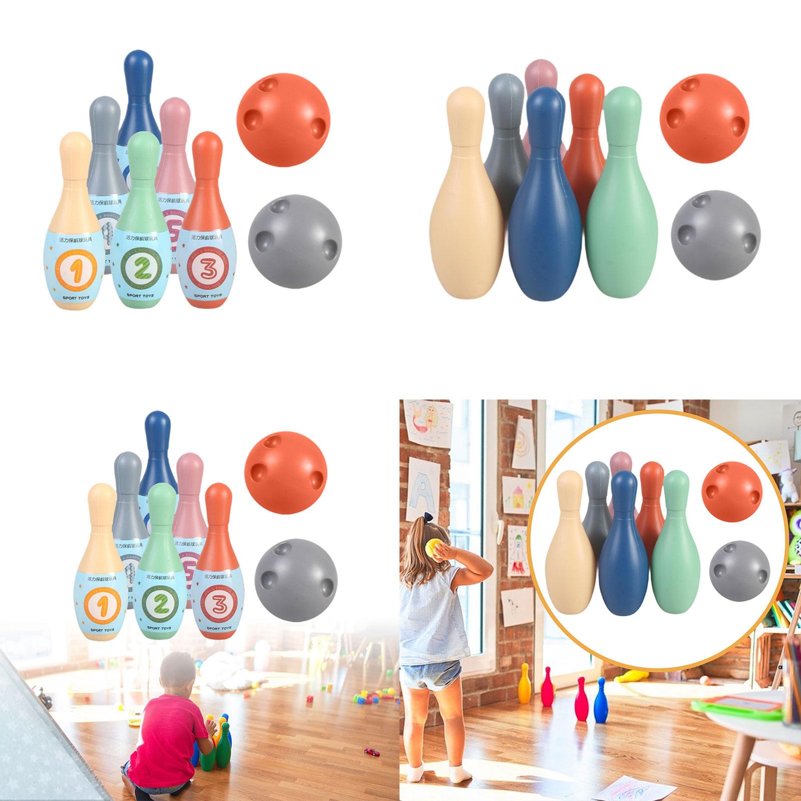 어린이 볼링 세트, 야외 볼링 장난감(핀 6개, 공 2 - Kids Yard Toys 리뷰 및 가격